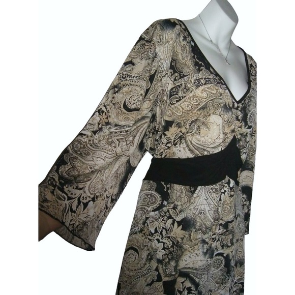 MKM Designs Blouse Vintage 90's Fairy Grunge Whimsygoth Glitter Kimono Plus y2k - Picture 7 of 16